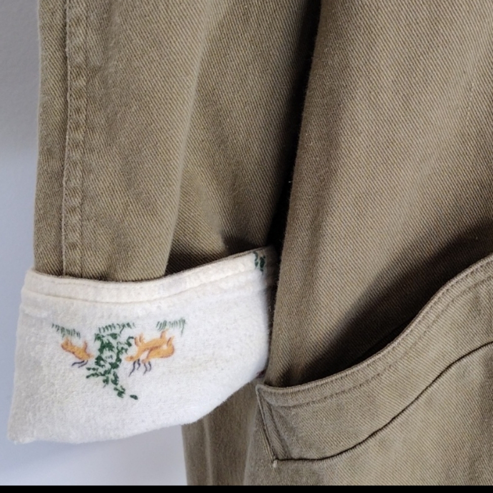 Vintage S.B.II By BIttermen Coat Size L. 100% Cotton. - Picture 3 of 16